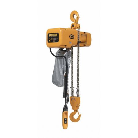 Electric Chain Hoist,4000lb,10ft,230/460