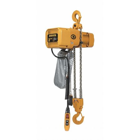 Electric Chain Hoist,4000 Lb.,10 Ft.,230