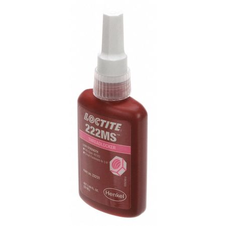 Loctite 222ms,threadlocker (1 Units In E