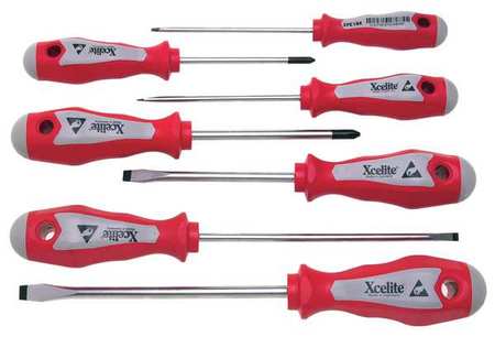 Screwdriver Set,slotted/phillips,7 Pc (1