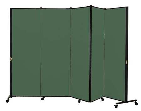 Portable Room Divider,9ft 5in W,mallard