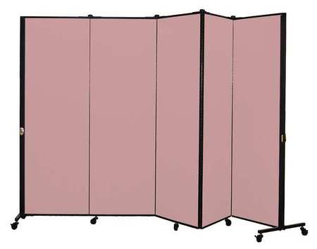 Portable Room Divider,9ft 5in W,rspbrry