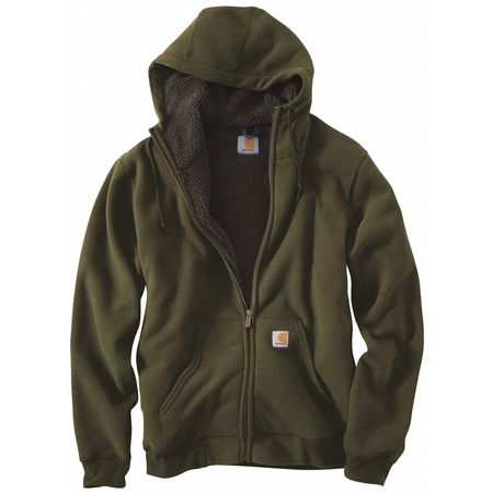 Mens,ls Hooded Sweatshirt,forest,m (1 Un