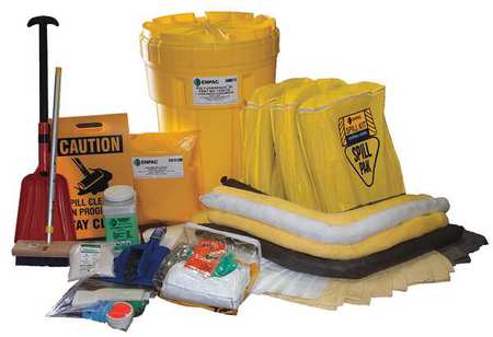 Spill Kit, Chem/hazmat, Yellow (1 Units