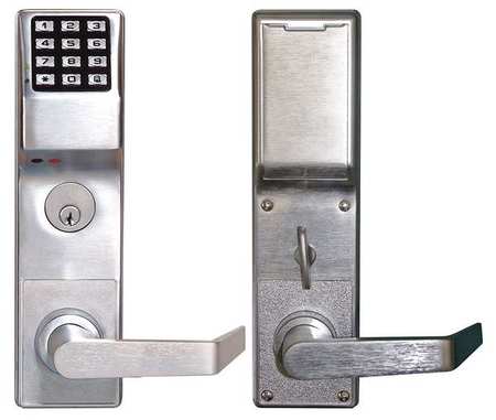 Electronic Lock,brushed Chrome,12 Button