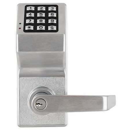 Electronic Lock,brushed Chrome,12 Button