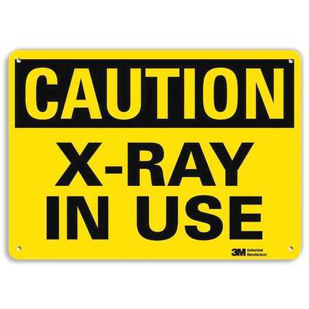 Caution Sign,10" W,7" H,0.040" Thickness