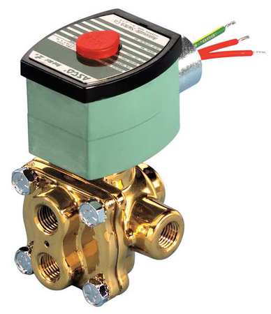 Solenoid Valve With Manualoperator,brass