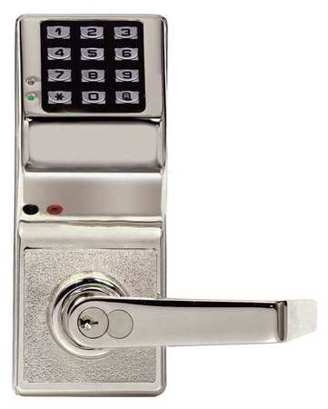 Electronic Lock,brushed Chrome,12 Button