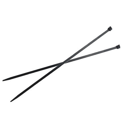 Cable Ties,stndrd,6/6,nyl,uv,black,36.5"