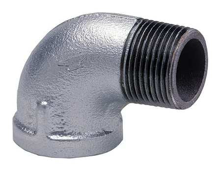 Street Elbow, 90 Deg,1/2 In,npt,galv (1