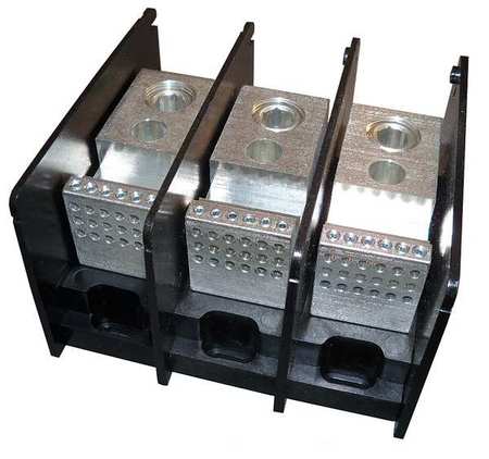 Pwr Dist Block,380a,3p,4awg-500 Mcm,600v