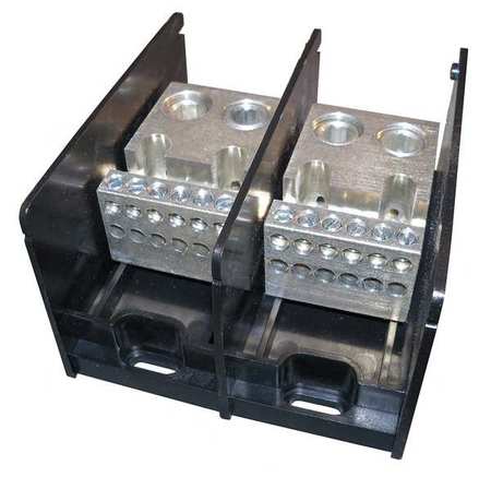 Pwr Dist Block,760a,2p,4awg-500 Mcm,600v