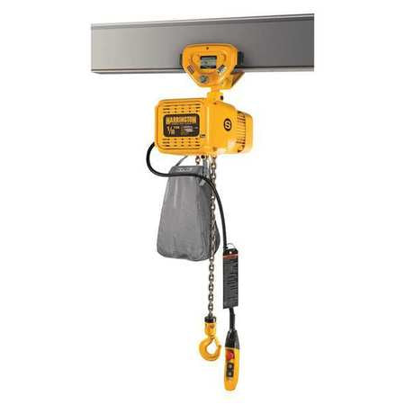 Elec. Chain Hoist W/trolley,250 Lb. (1 U