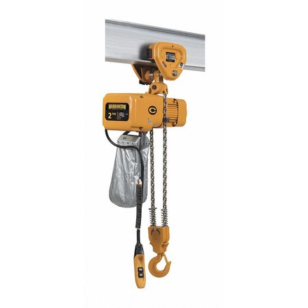 Elec. Chain Hoist W/trolley,4000 Lb. (1