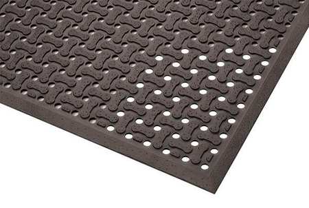 Reversibl Drainage Mat,black,4 Ft.x6 Ft.