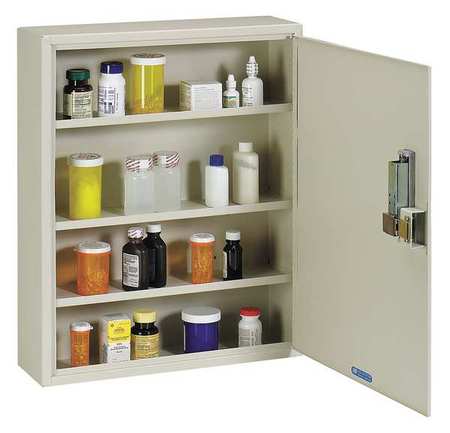 Empty First Aid Cabinet,sand,steel (1 Un