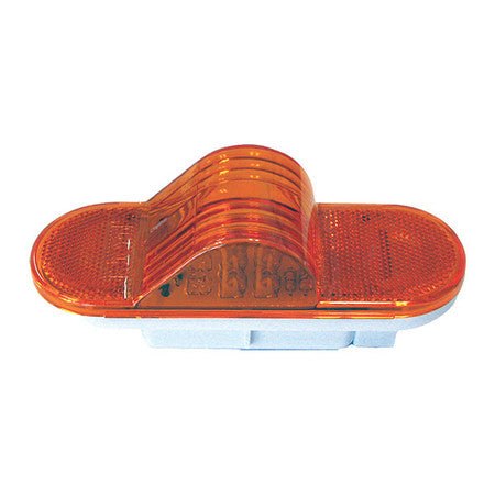 Midturn Signal Lamp,led Oval Amber,6"x2"