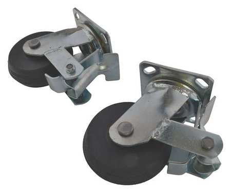 Caster Assembly,5 In With Brakes (1 Unit