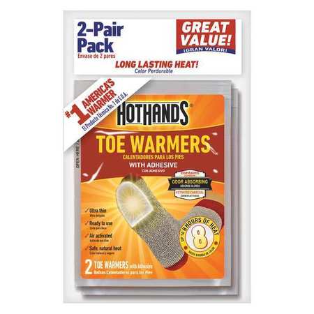 Toe Warmer,3-1/2 In. X 2-3/4 In.,pk2 (1