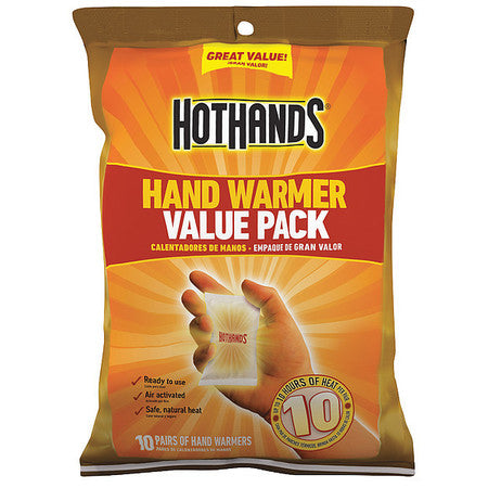 Hand Warmer,2-1/4 In. X 3-1/2 In.,pk10 (