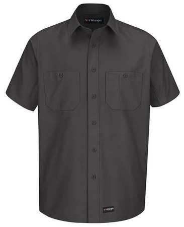 Short Sleeve Shirt,chrcl,poly/cttn,3xl (