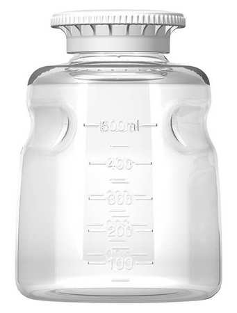 Media Bottle,500ml,plastic,narrow,pk24 (