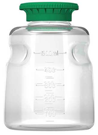 Media Bottle,500ml,plastic,narrow,pk24 (