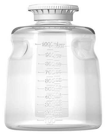 Media Bottle,1000ml,plastic,narrow,pk24