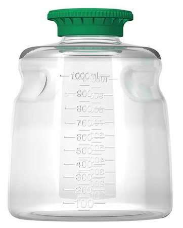 Media Bottle,1000ml,plastic,narrow,pk24