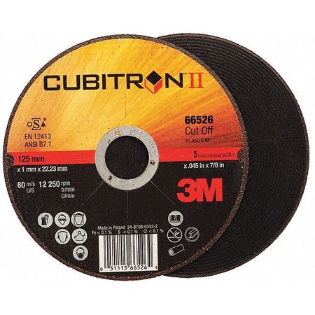 Cbtn Ii Cut-ff Whl 66526,t1 5inx.04,pk50