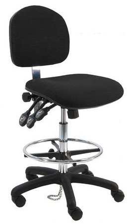 Ergonomic Chair,fabric,black (1 Units In