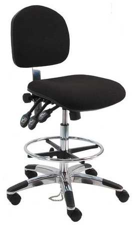 Ergonomic Chair,fabric,black (1 Units In