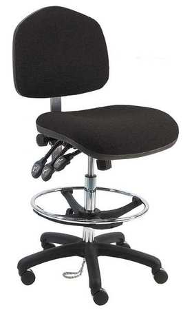 Ergonomic Chair,fabric,black (1 Units In