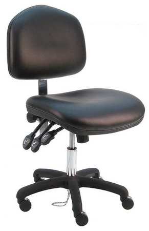 Ergonomic Chair,vinyl,black (1 Units In