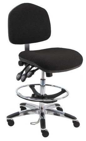 Ergonomic Chair,fabric,black (1 Units In