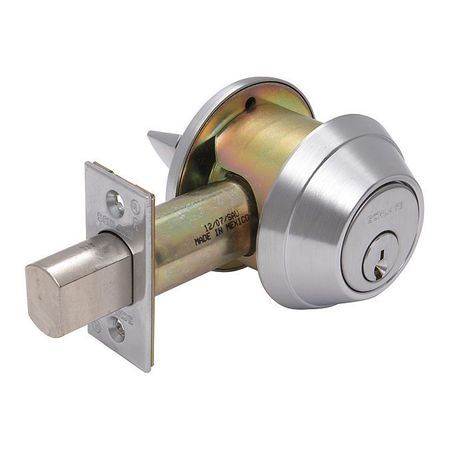 Deadbolt,heavy-duty,satin Chrome (1 Unit