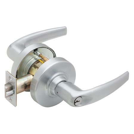 Lever Lockset,mechanical,entrance,grd. 1