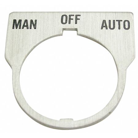 Standard Legend Plate,manual-off-auto (1