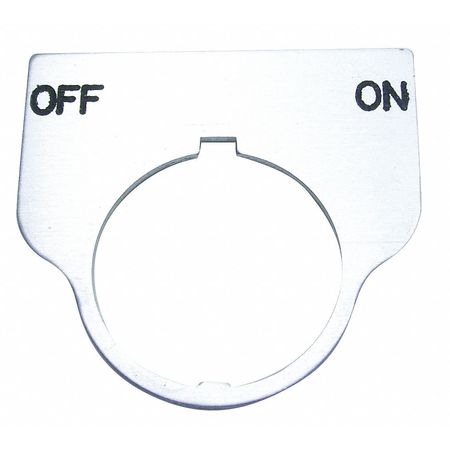 Standard Legend Plate,off-on (1 Units In