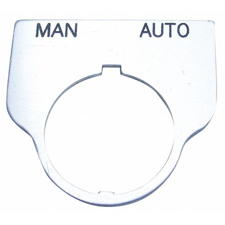 Standard Legend Plate,manual-auto (1 Uni