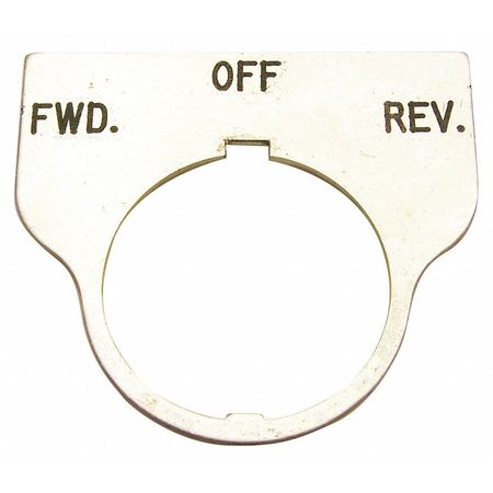 Standard Legnd Plate,fwd/off/reverse (1