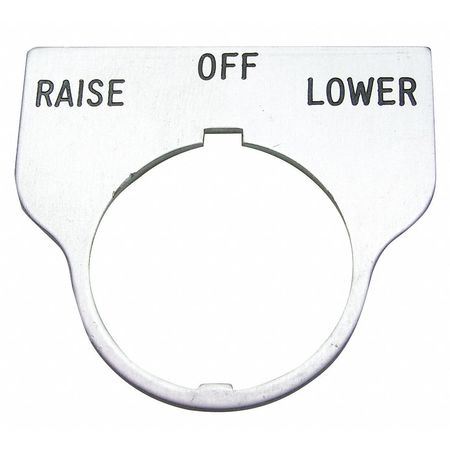 Standard Legnd Plate,raise-off-lower (1