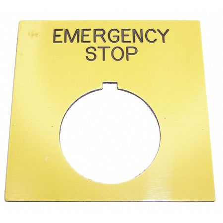 Legend Plate,pull Start/push Stop (1 Uni