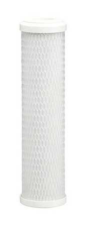 Carbon Filter Cartridge,9-3/4in,0.5 Mic