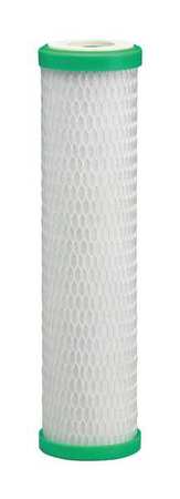 Carbon Filter Cartridge,9-3/4in,0.5 Mic