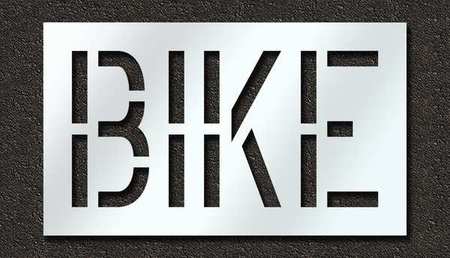 Pavement Stencil,bike,18 In (1 Units In