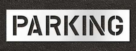 Pavement Stencil,parking,10 In (1 Units