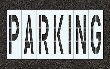 Pavement Stencil,parking,48 In (1 Units