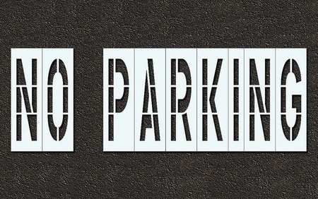 Pavement Stencil,no Parking,48 In (1 Uni